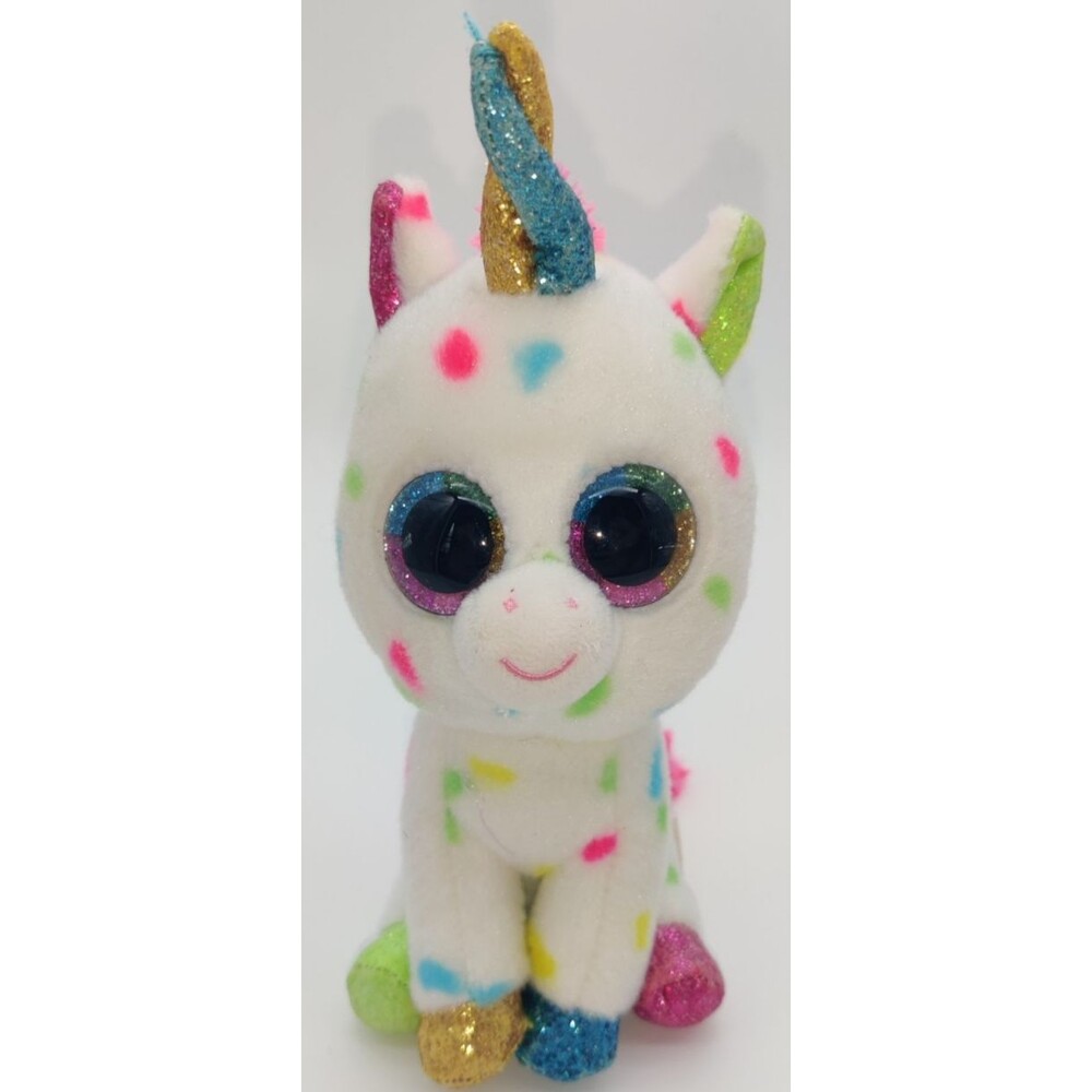 2018 VelveTy Beanie Boos HARMONIE the Unicorn 7"  Stuffed Plush Toy